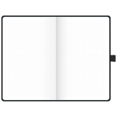 Notizbuch Premium Kompagnon „Nature“ | A5, punktiert, Gummizugverschluss, braun